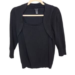 White House Black Market Sweater Crop Sweater Women S Black Knit Sweater Women